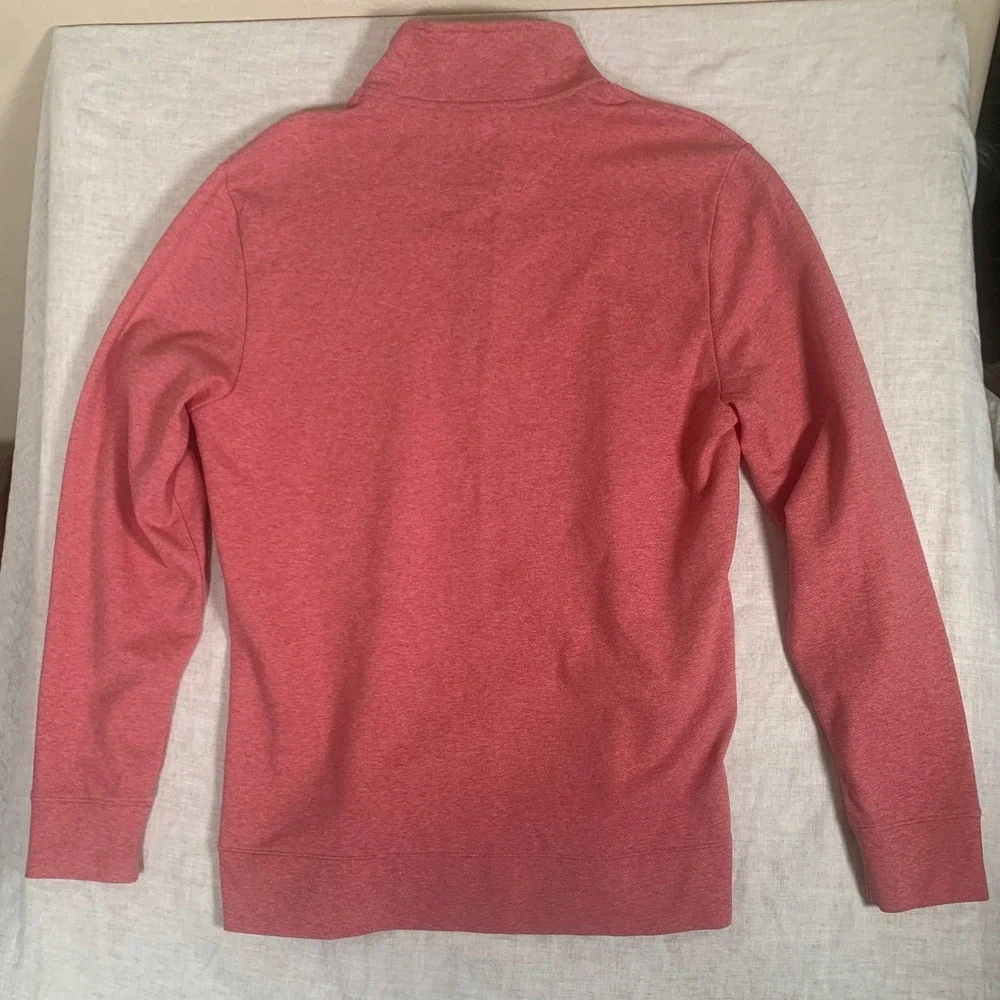 Vineyard Vines Quarter Zip Pullover Mens Medium‎ Pink Performance NWOT